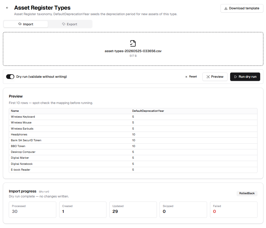Import Data
